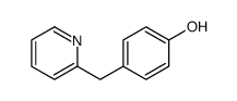 4-(吡啶-2-甲基)苯酚结构式