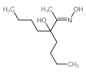 5-(N-hydroxy-C-methyl-carbonimidoyl)nonan-5-ol structure