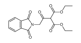 (N,N-phthaloyl-glycyl)-malonic acid diethyl ester Structure