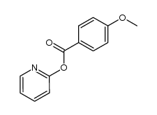 4-methoxybenzoic acid 2-pyridinyl ester Structure