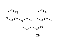 4-Piperidinecarboxamide,N-(2,4-dimethylphenyl)-1-pyrazinyl-(9CI) picture