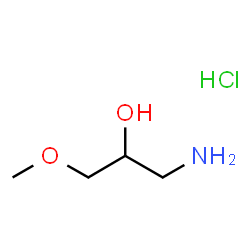 1-AMINO-3-METHOXY-PROPAN-2-OL HYDROCHLORIDE结构式