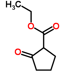 环戊酮-2-羧酸乙酯结构式