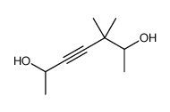 5,5-Dimethyl-3-heptyne-2,6-diol structure