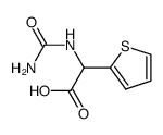 2-[(aminocarbonyl)amino]-2-(thien-2-yl)acetic acid结构式