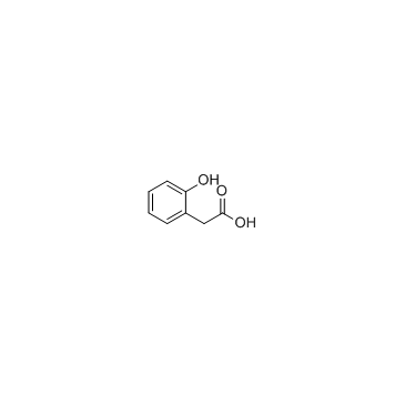 2-Hydroxyphenylacetic acid structure