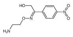 2-hydroxy-4'-nitroacetophenone O-(2-aminoethyl) oxime结构式