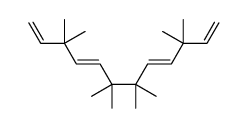 3,3,6,6,7,7,10,10-octamethyldodeca-1,4,8,11-tetraene结构式