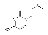 2-(2-methylsulfanylethyl)-1,2,4-triazine-3,5-dione结构式