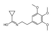 N-[2-(3,4,5-trimethoxyphenyl)ethyl]cyclopropanecarboxamide结构式