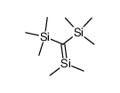 1,1-Dimethyl-2,2-bis(trimethylsilyl)-1-silaethen结构式