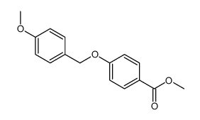 methyl 4-[(4-methoxyphenyl)methoxy]benzoate Structure