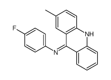 N-(4-fluorophenyl)-2-methylacridin-9-amine Structure