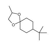 8-(1,1-dimethylethyl)-2-methyl-1,4-dioxaspiro[4.5]decane structure