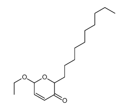 6-decyl-2-ethoxy-2H-pyran-5-one Structure