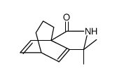 4,4-Dimethyl-3-aza-tricyclo[5.3.2.01,5]dodeca-5,11-dien-2-one Structure