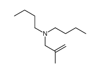 N-butyl-N-(2-methylprop-2-enyl)butan-1-amine结构式