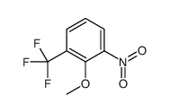 2-METHOXY-3-NITROBENZOTRIFLUORIDE结构式