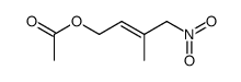 4-acetoxy-2-methyl-1-nitro-2-butene Structure