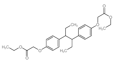 ethyl 2-[4-[4-[4-(ethoxycarbonylmethoxy)phenyl]hexan-3-yl]phenoxy]acetate picture