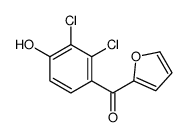 (2,3-dichloro-4-hydroxyphenyl)-(furan-2-yl)methanone Structure