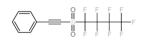 Benzene,[2-[(1,1,2,2,3,3,4,4,4-nonafluorobutyl)sulfonyl]ethynyl]- structure