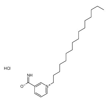 1-hexadecylpyridin-1-ium-3-carboxamide,chloride结构式