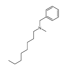 Methylbenzyloctylamine structure