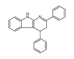 2,4-diphenyl-4,9-dihydro-3H-pyrido[2,3-b]indole结构式