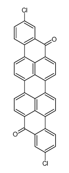 2,11-dichlorobenzo[rst]phenanthro[10,1,2-cde]pentaphene-9,18-dione结构式