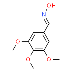 (E)-3,4,5-trimethoxybenzaldehyde oxime结构式