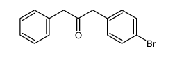 1-(P-BROMOPHENYL)-3-PHENYL-2-PROPANONE结构式