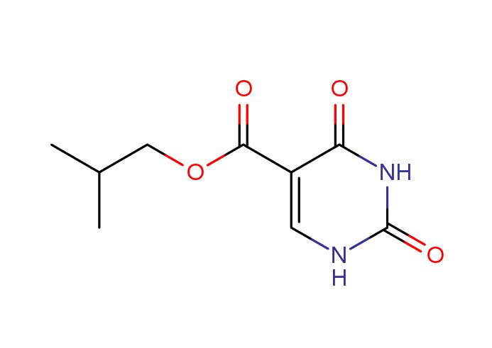 2,4-dioxo-1,2,3,4-tetrahydro-pyrimidine-5-carboxylic acid isobutyl ester picture