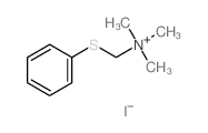 Methanaminium,N,N,N-trimethyl-1-(phenylthio)-, iodide (1:1) structure