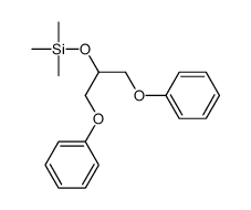 1,3-diphenoxypropan-2-yloxy(trimethyl)silane Structure