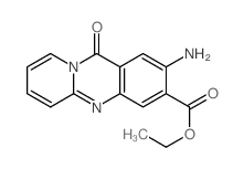 11H-Pyrido[2,1-b]quinazoline-3-carboxylic acid, 2-amino-11-oxo-, ethyl ester Structure