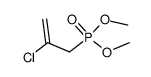 dimethyl 2-chloro-2-propenylphosphonate Structure