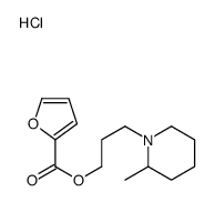 3-(2-methylpiperidin-1-yl)propyl furan-2-carboxylate,hydrochloride结构式