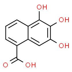 1-Naphthoic acid, 5,6,7-trihydroxy- (5CI) Structure