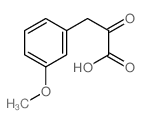 3-(3-methoxyphenyl)-2-oxo-propanoic acid Structure