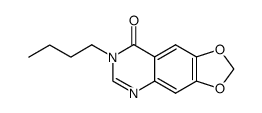 7-butyl-[1,3]dioxolo[4,5-g]quinazolin-8(7H)-one Structure