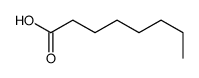 Octanoic acid Structure