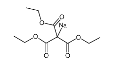 triethyl methanetricarboxylate sodium Structure