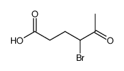 4-bromo-5-oxo-hexanoic acid Structure