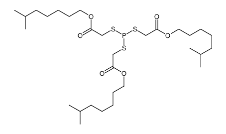 triisooctyl 2,2',2''-[phosphoryltris(thio)]trisacetate structure