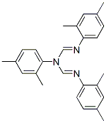 N1,N2-Bis(2,4-dimethylphenyl)-N1-(2,4-dimethylphenyliminomethyl)methanamidine结构式