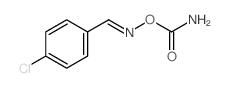 Benzaldehyde, 4-chloro-, O-(aminocarbonyl)oxime (9CI) structure