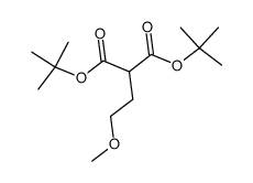 Di-tert-butyl(2-Methoxyethyl)malonat Structure