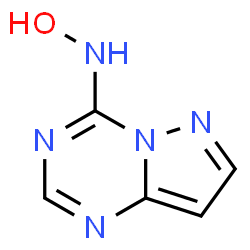 Pyrazolo[1,5-a]-1,3,5-triazin-4(1H)-one,oxime (9CI)结构式