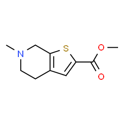 Methyl 6-Methyl-4,5,6,7-tetrahydrothieno[2,3-c]pyridine-2-carboxyIate Structure
